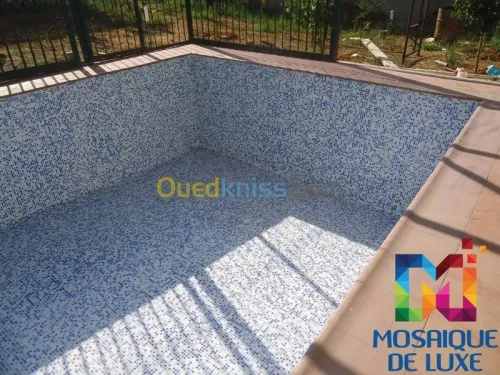 MOSAIQUE BLEU PISCINE /Réf:BL26