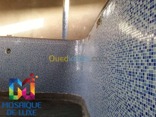 MOSAIQUE BLEU PISCINE /Réf:BL26