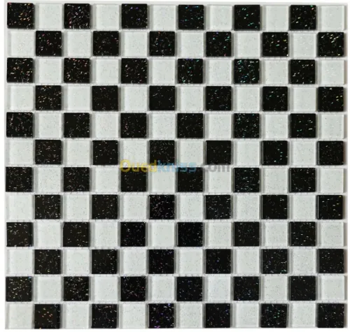 Mosaïque Muchti Noir et Blanc/Réf:C305