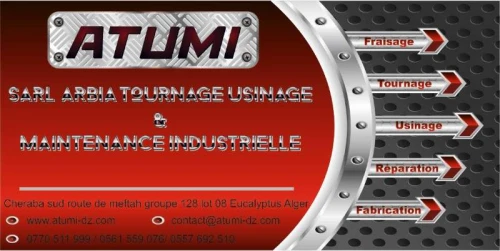 Tournage, Fraisage, usinage des pieces
