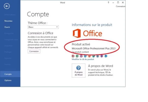 Microsoft office PRO PLUS 2013
