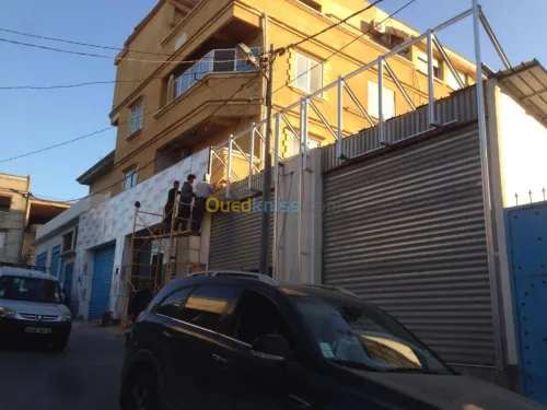 Revêtement de façades en ALUCO-BAND.