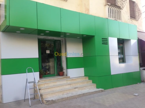 Revêtement de façades en ALUCO-BAND.