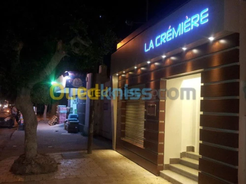 Alucobond,Lettre en relief plexi,LED.