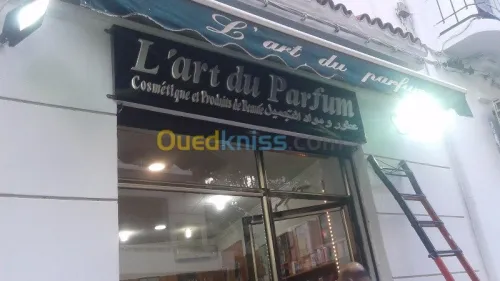 Alucobond,Lettre en relief plexi,LED.