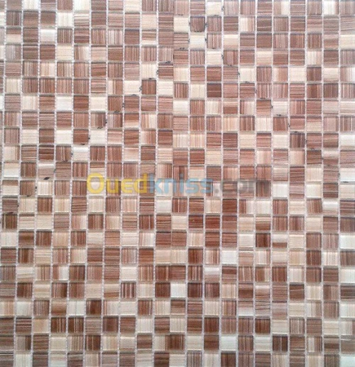 MOSAIQUE A RAYURE BEIGE /Réf: BE247
