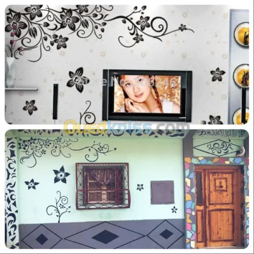 dessin mural décoration