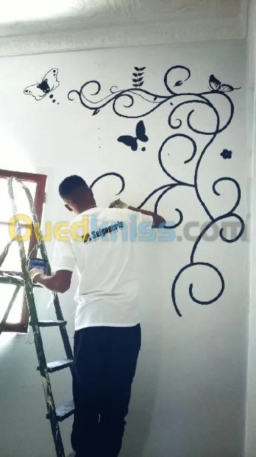 dessin mural décoration