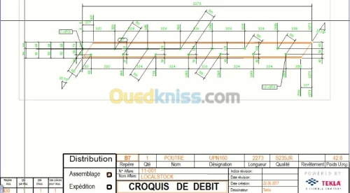 Etude,réalisation charpente métallique