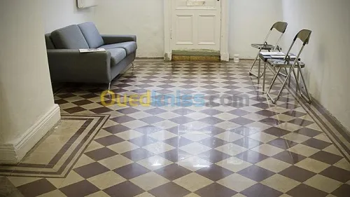 Ponçage et polissage des sols