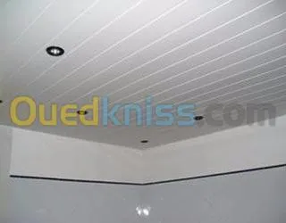 montage plafond en pvc
