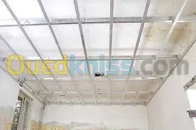 montage plafond en pvc