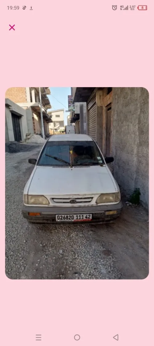Kia prada ابيض 2011