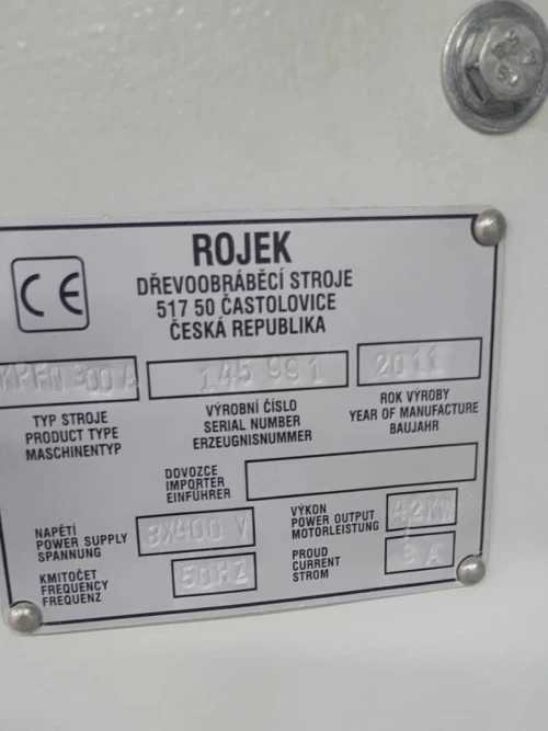 Combiné Scie Toupie ROJEK KPFN 300  Chariot 2600mm État Exceptionne