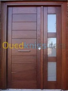 RAMPE D'ESCALIER BOIS,INOX,VERRE