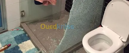 montage/réparation verre trompé 