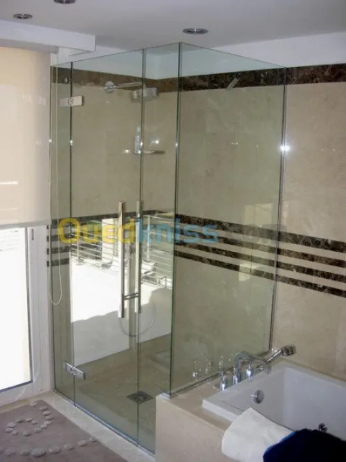 montage/réparation verre trompé 