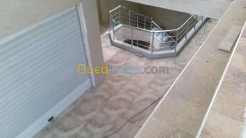 rempe d escalier & gsrde corpe en inox