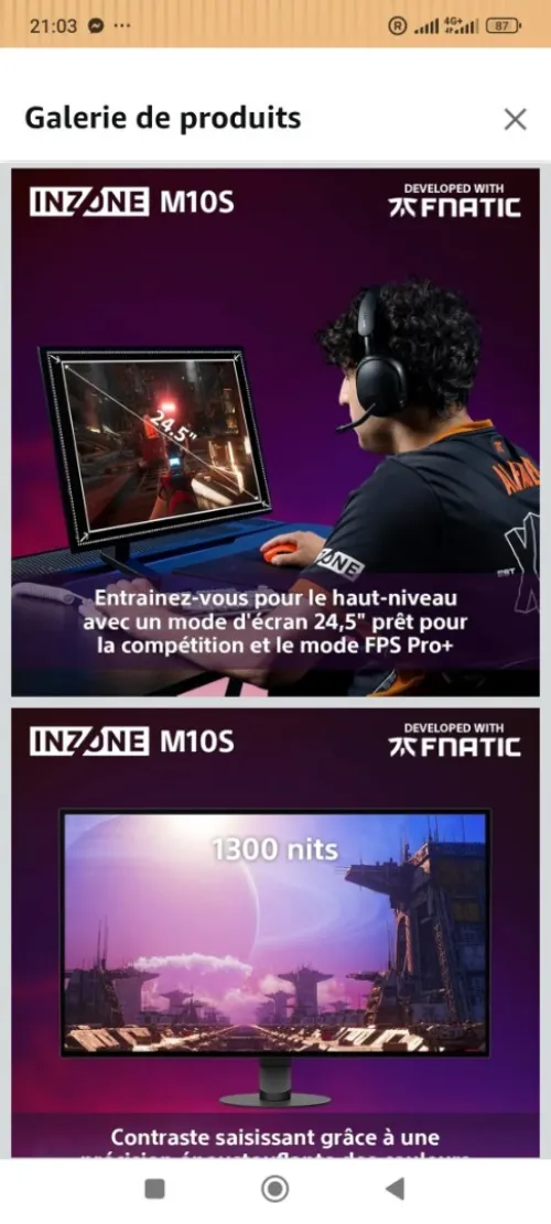 Sony Inzone M10S 27" 480 Hz QHD OLED
