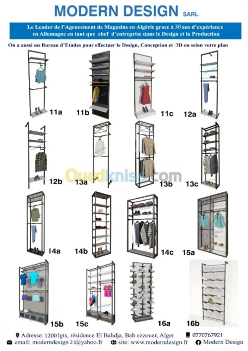  Mobiliers magasins ,comptoir en verre