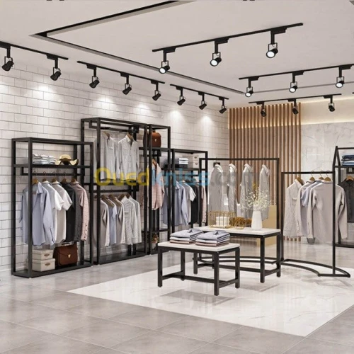  Mobiliers magasins ,comptoir en verre