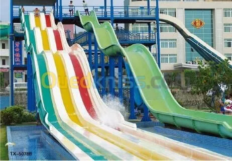 conception et importation matériel pour parc d'attraction et Aqua parc en Algérie 