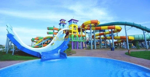 conception et importation matériel pour parc d'attraction et Aqua parc en Algérie 