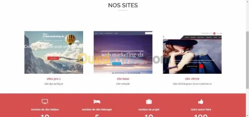 création site web