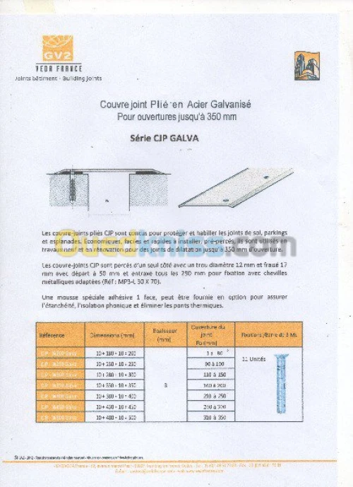 couvre joint Algérie