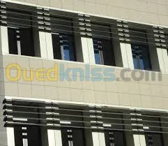 Murs rideau façade ventilé verrières