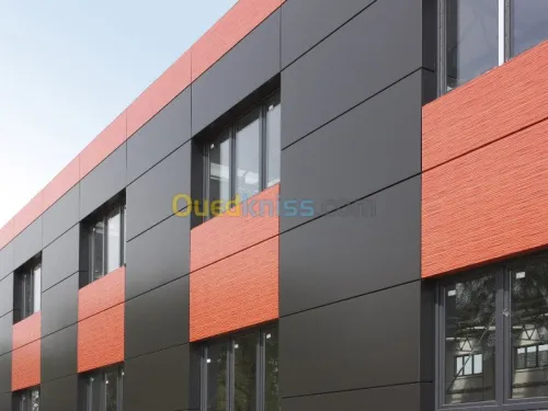 Murs rideau façade ventilé verrières