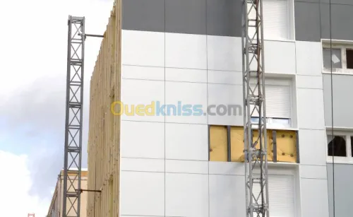 Murs rideau façade ventilé verrières