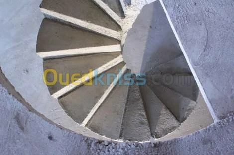 coffrage et ferraillage escalier