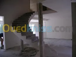 coffrage et ferraillage escalier