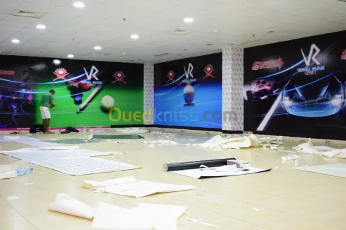 Impression numérique grand format et découpe CNC