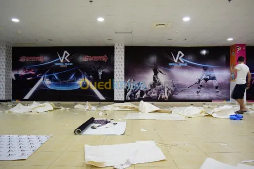 Impression numérique grand format et découpe CNC