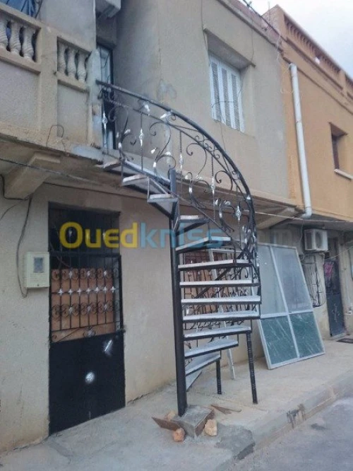 escaliers, portes et barreaudages