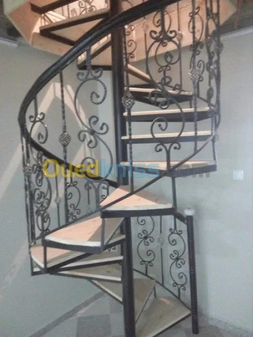 escaliers, portes et barreaudages
