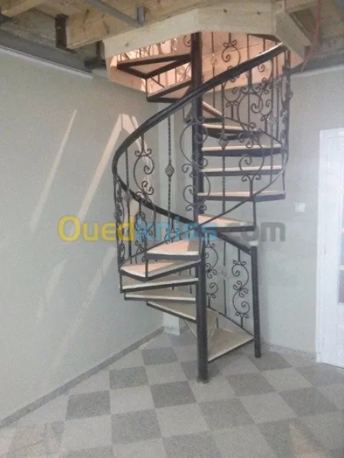 escaliers, portes et barreaudages