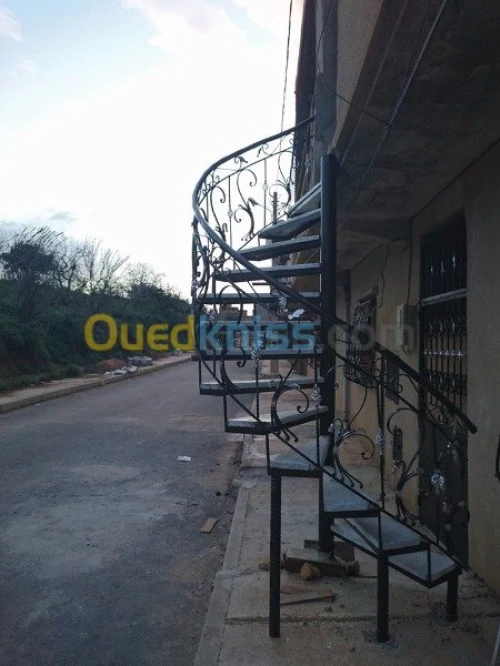 escaliers, portes et barreaudages