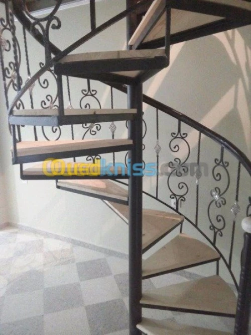 escaliers, portes et barreaudages