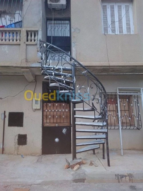 escaliers, portes et barreaudages