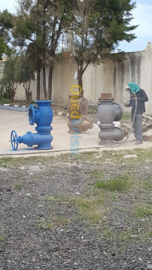 Sablage et gavanisation à froid