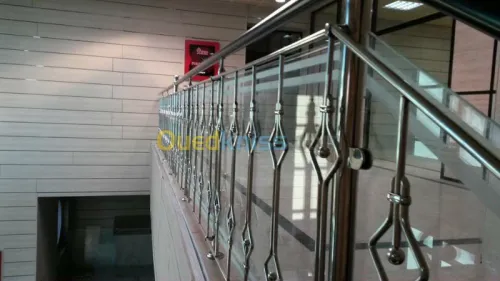 Rampes d'escalier en Inox 