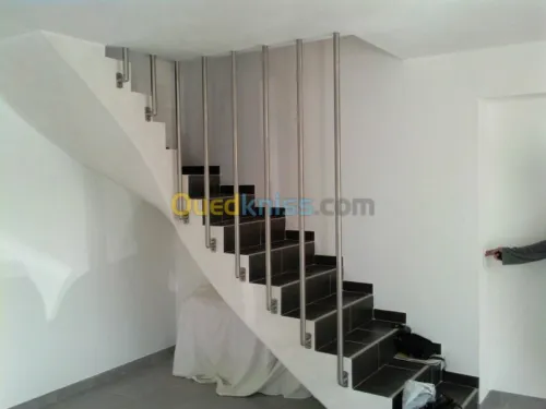 Rampes d'escalier en Inox 