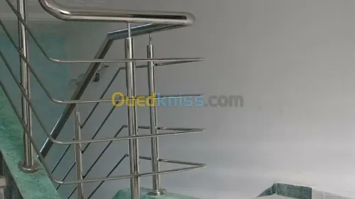Rampes d'escalier en Inox 