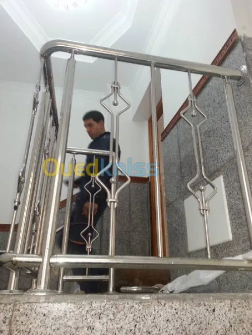 Rampes d'escalier en Inox 