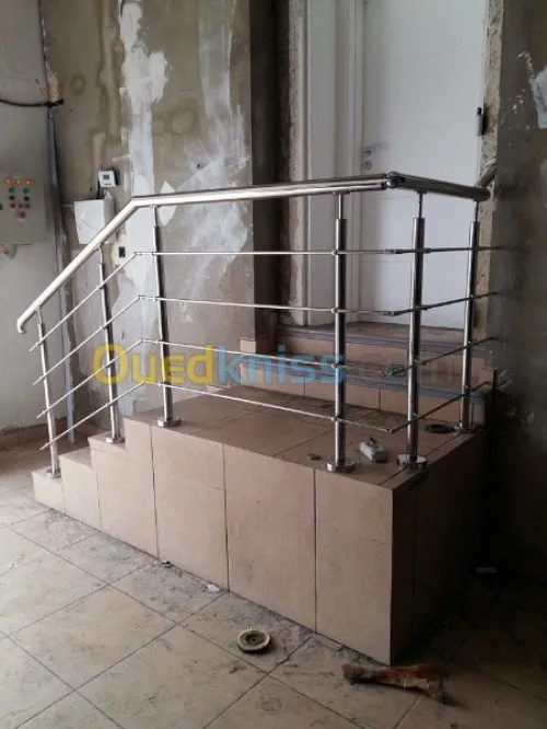 Rampes d'escalier en Inox 