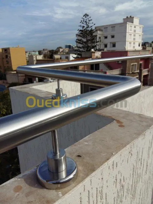 Rampes d'escalier en Inox 