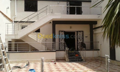 Rampes d'escalier en Inox 